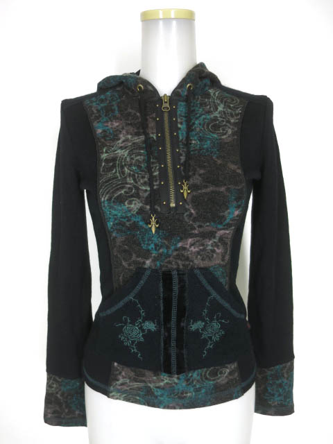 Ozz Croce ニットプルオーバーパーカー