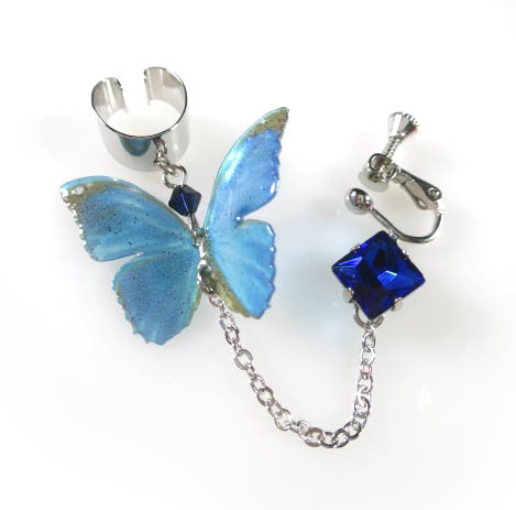 Ozz On バタフライイヤリング＆カフス