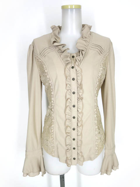 Rozen Kavalier レース重ねフリルブラウス