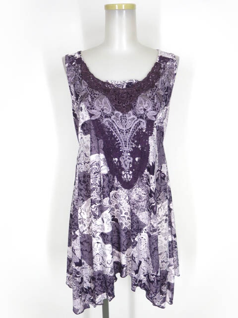 Rozen Kavalier レース柄ノースリーブワンピース