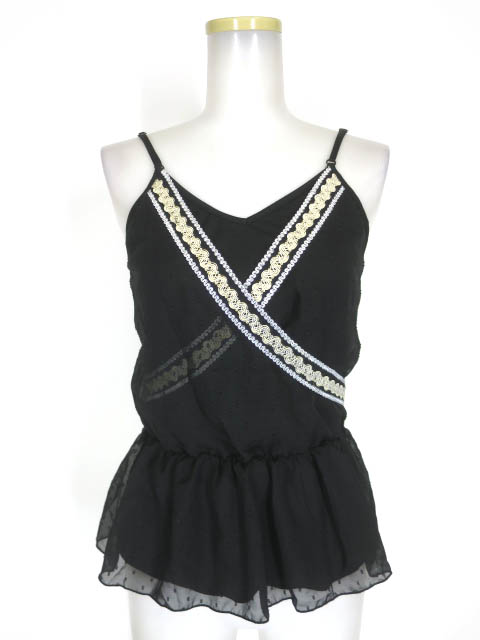 Rozen Kavalier シフォンレイヤードキャミソール