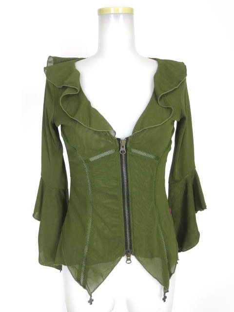 Ozz On メッシュチュールフリルボレロ