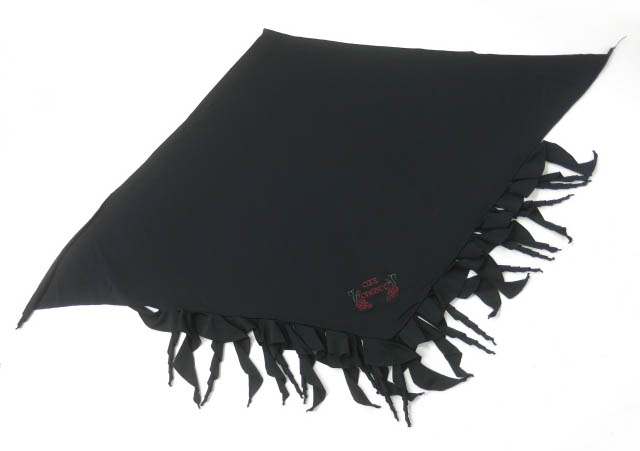 OZZ ONESTE ローズ刺繍入りストール