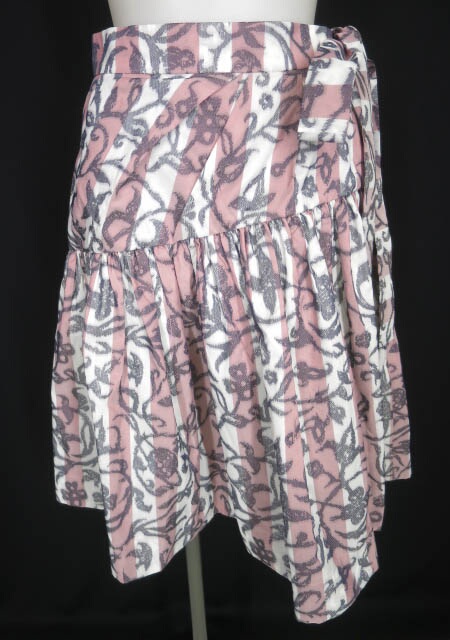 Vivienne Westwood RED LABEL ジャガードストライプ柄スカート