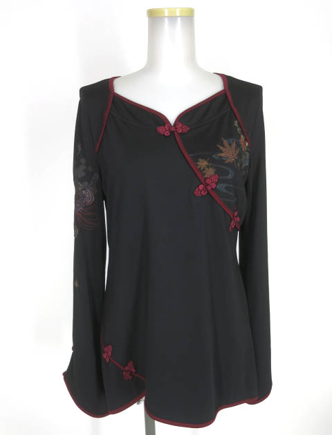 OZZ ONESTE チャイナ長袖カットソー