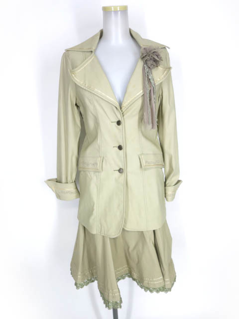 OZZ ONESTE ロングジャケット & スカート セット