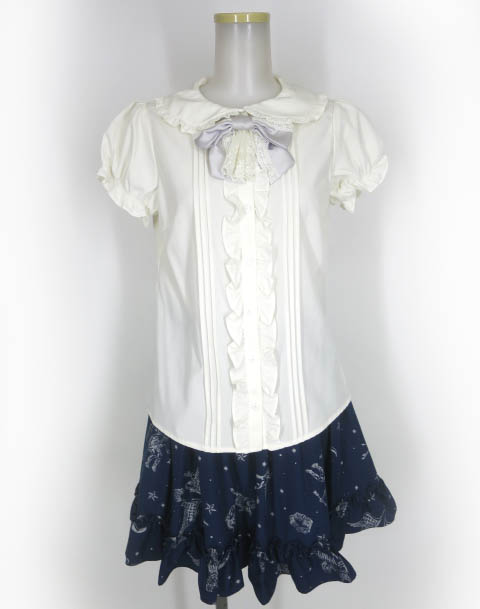 Ank Rouge 星座柄スカート & パフスリーブブラウス セット