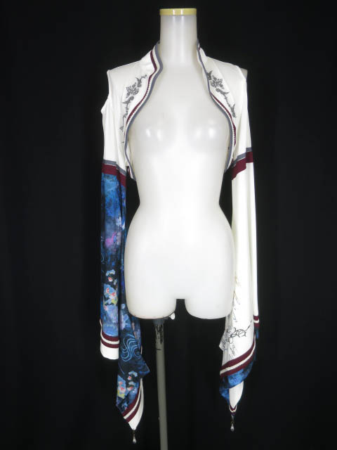 OZZ ONESTE 月光睡蓮柄着物袖シュラグ