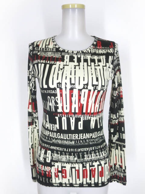 Jean Paul GAULTIER FEMME 英字柄長袖カットソー