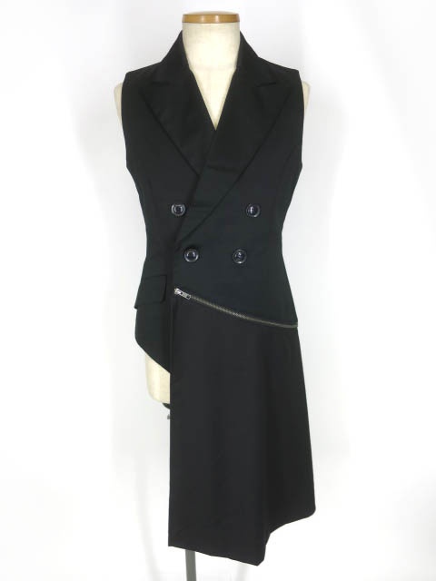 BPN FOR MEN アシンメトリーダブルベスト