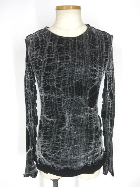 alice auaa 蜘蛛の巣ネット 長袖カットソー
