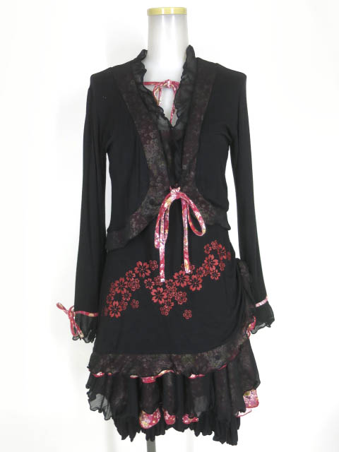 gouk ボレロ付きワンピース