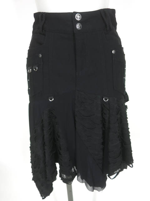 Ozz Croce ダメージニット切替スカート