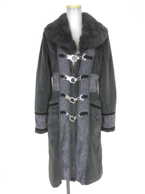 Rozen Kavalier ファー付きベロアロングコート