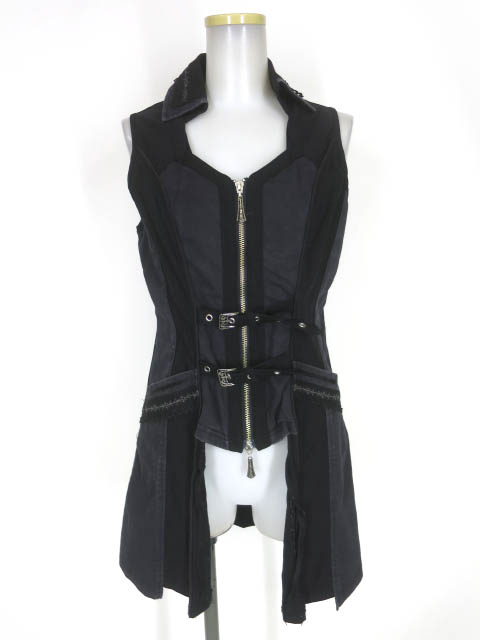 Ozz Croce ジップロングベスト