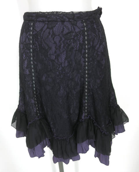 BPN レース重ねスカート