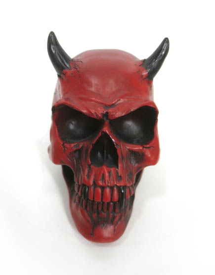 Alchemy Gothic Crimson Demon Skull スカル オーナメント