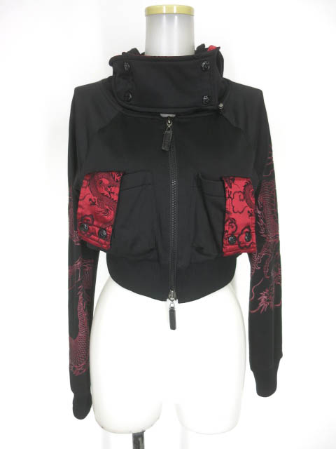 Qutie Frash チャイナショート丈パーカー