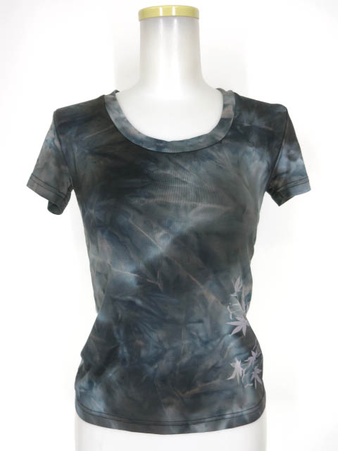 gouk ムラ染め半袖カットソー