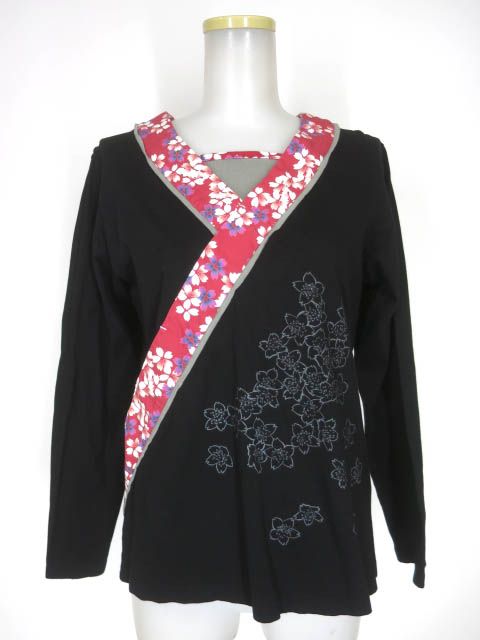 gouk 着物襟 長袖カットソー