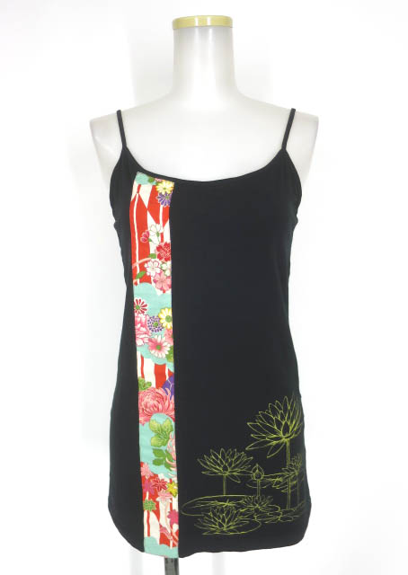 gouk 和柄切替キャミソール