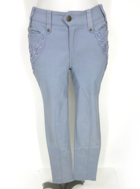 Rozen Kavalier レース付きスリムパンツ