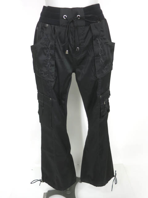 Ozz Croce サテンカーゴパンツ