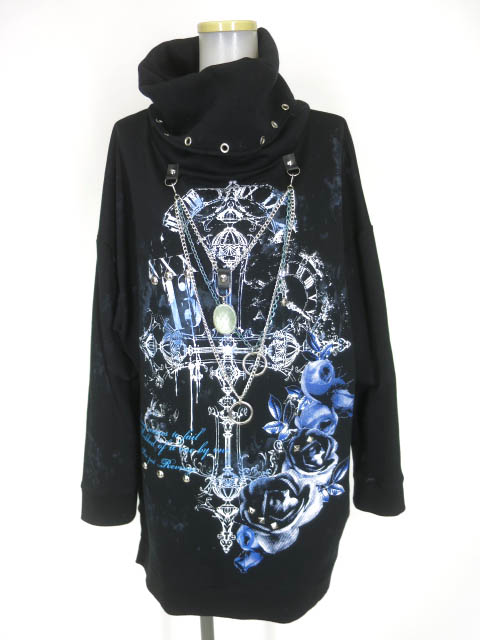 SEX POT チェーン付きビッグプルオーバー