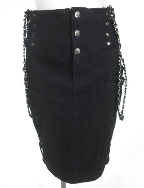 Ozz Croce チェーンサスペンダー付きスカート