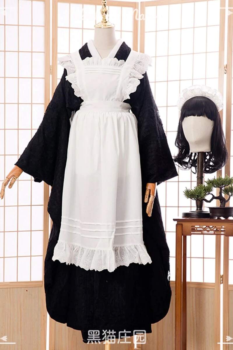 Black cat Manor 墨雪 和装メイド