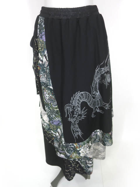 Qutie Frash 和柄ロングスカート