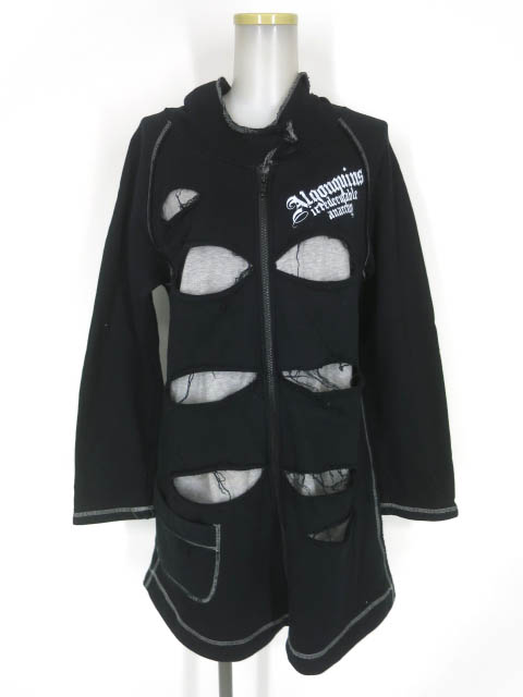 ALGONQUINS ダメージスウェットパーカー