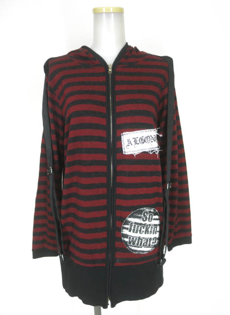 ALGONQUINS ボーダージップパーカー