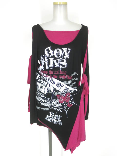 ALGONQUINS 紐付き長袖チュニックカットソー