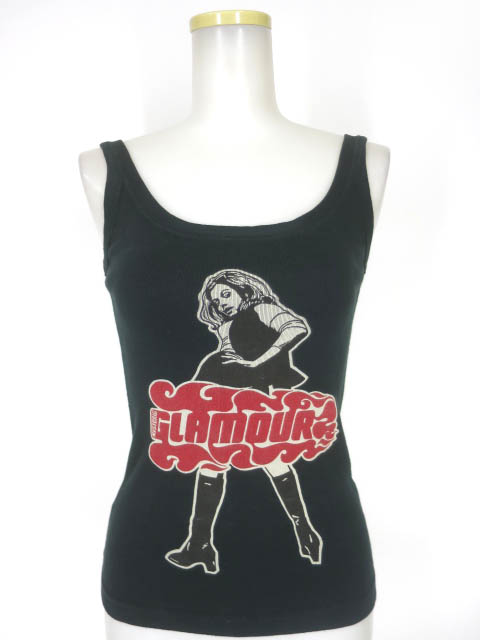 HYSTERIC GLAMOUR ガールプリントキャミソール