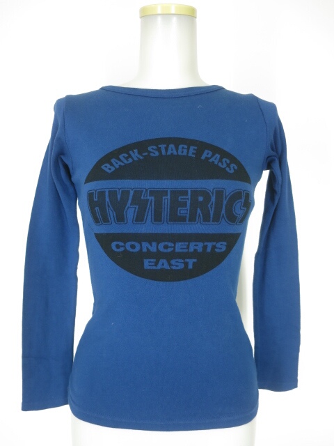 HYSTERIC GLAMOUR BACK STAGE PASS 長袖Tシャツ