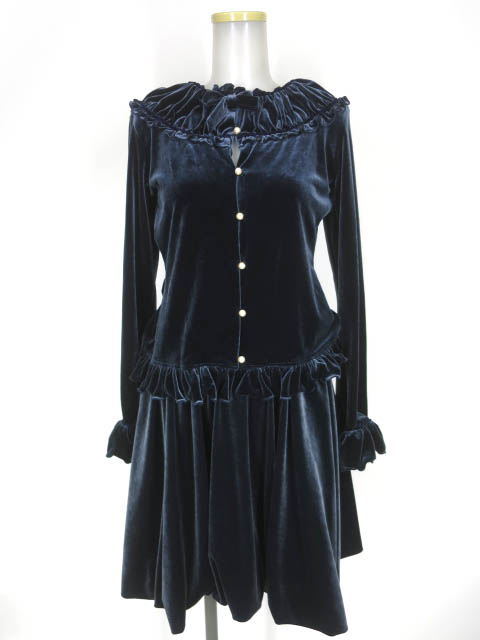 Victorian maiden Victorian ノーブルバルーンスカート & ベロアフリルカーディガン