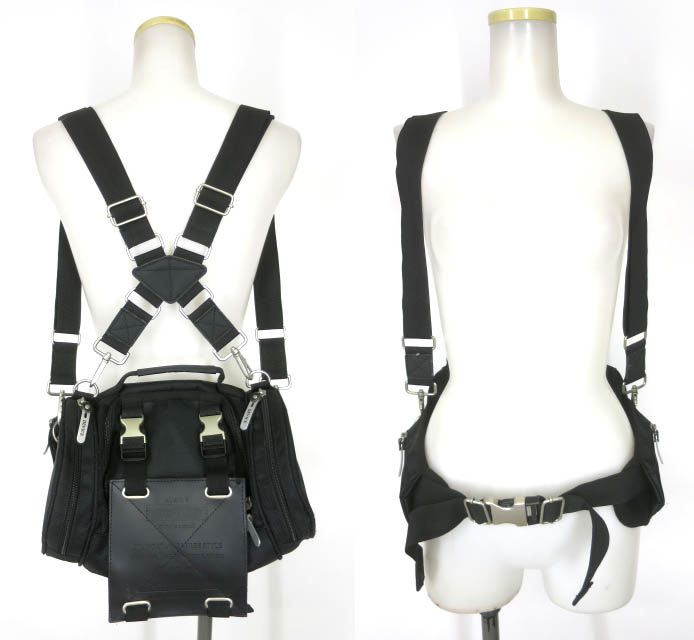 DEVICE ナイロン 4WAY ヒップバッグ