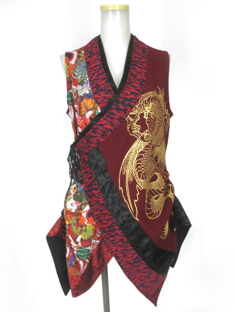 Qutie Frash 着物ノースリーブチュニック