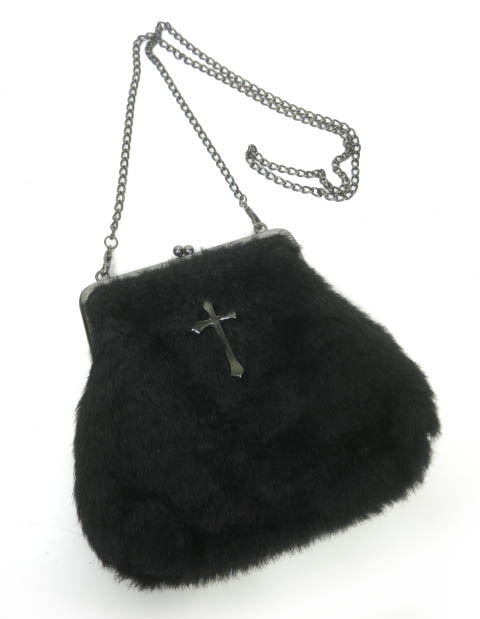 BPN ファーがま口ポシェット