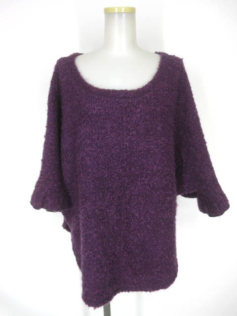 Ozz Croce ラウンドヘムニットプルオーバー