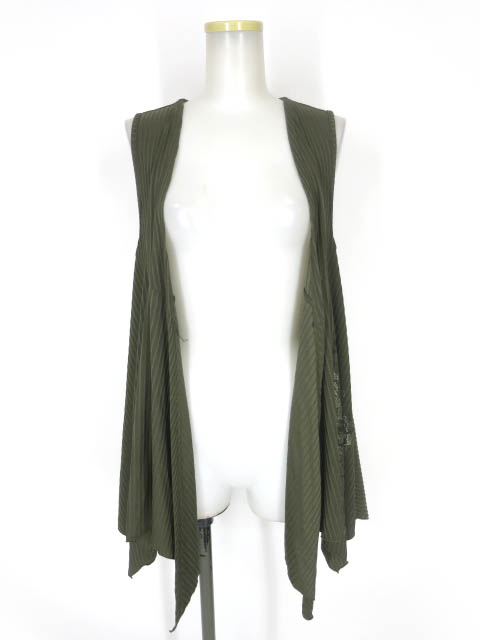 Ozz Croce バック編み上げ付きジレ