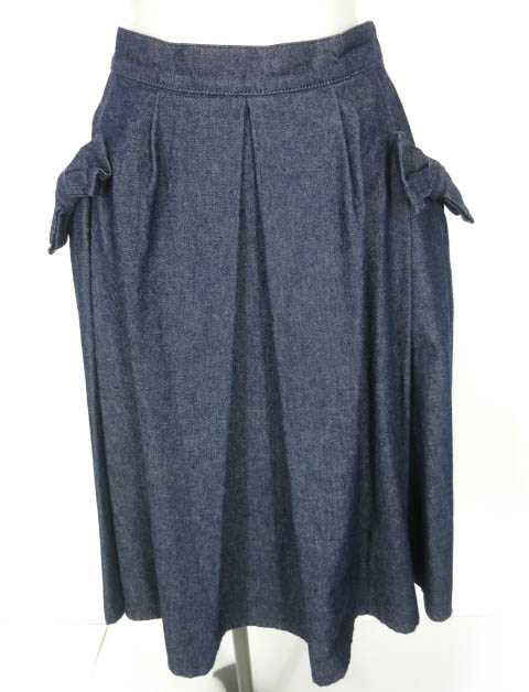 Jane Marple デニムリボンポケットスカート