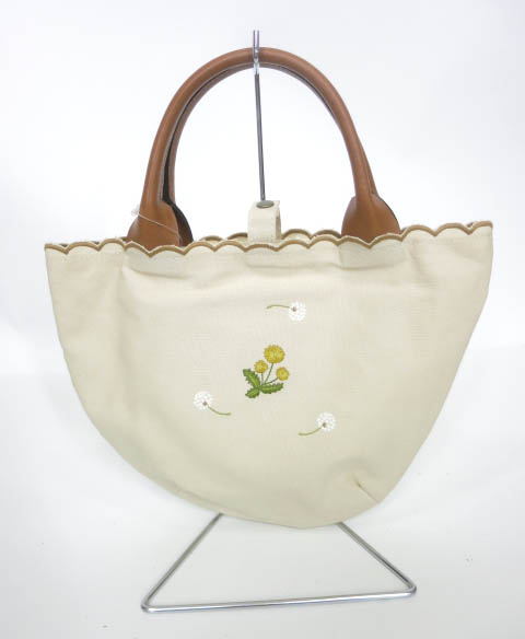 Garland タンポポ刺繍トートバッグ