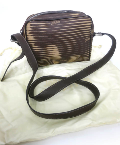 Jean Paul GAULTIER ボーダー柄ショルダーバッグ