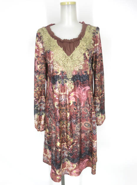 OZZ ONESTE ペイズリー柄ワンピース