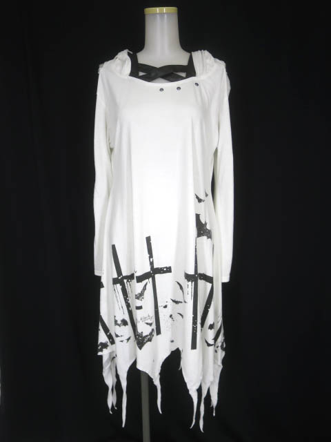 SEX POT コウモリ＆クロス柄ワンピース