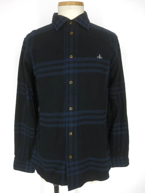 Vivienne Westwood MAN チェック柄ネルシャツ