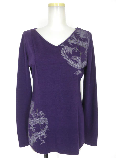 DragoNiA 龍プリントニットプルオーバー