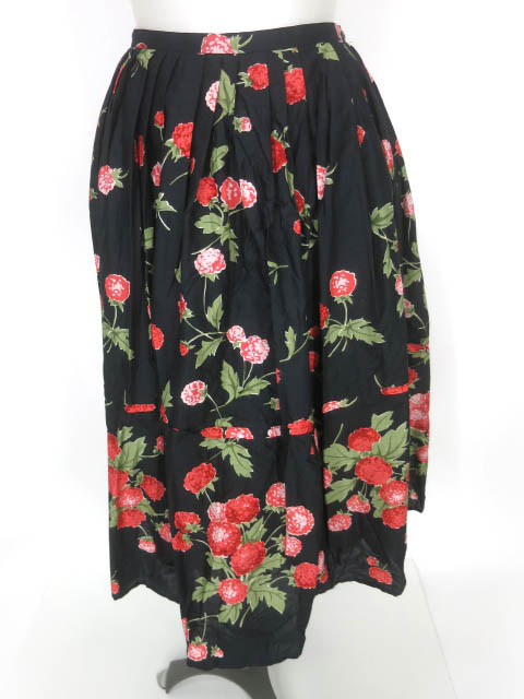 Jane Marple フラワー柄ロングスカート